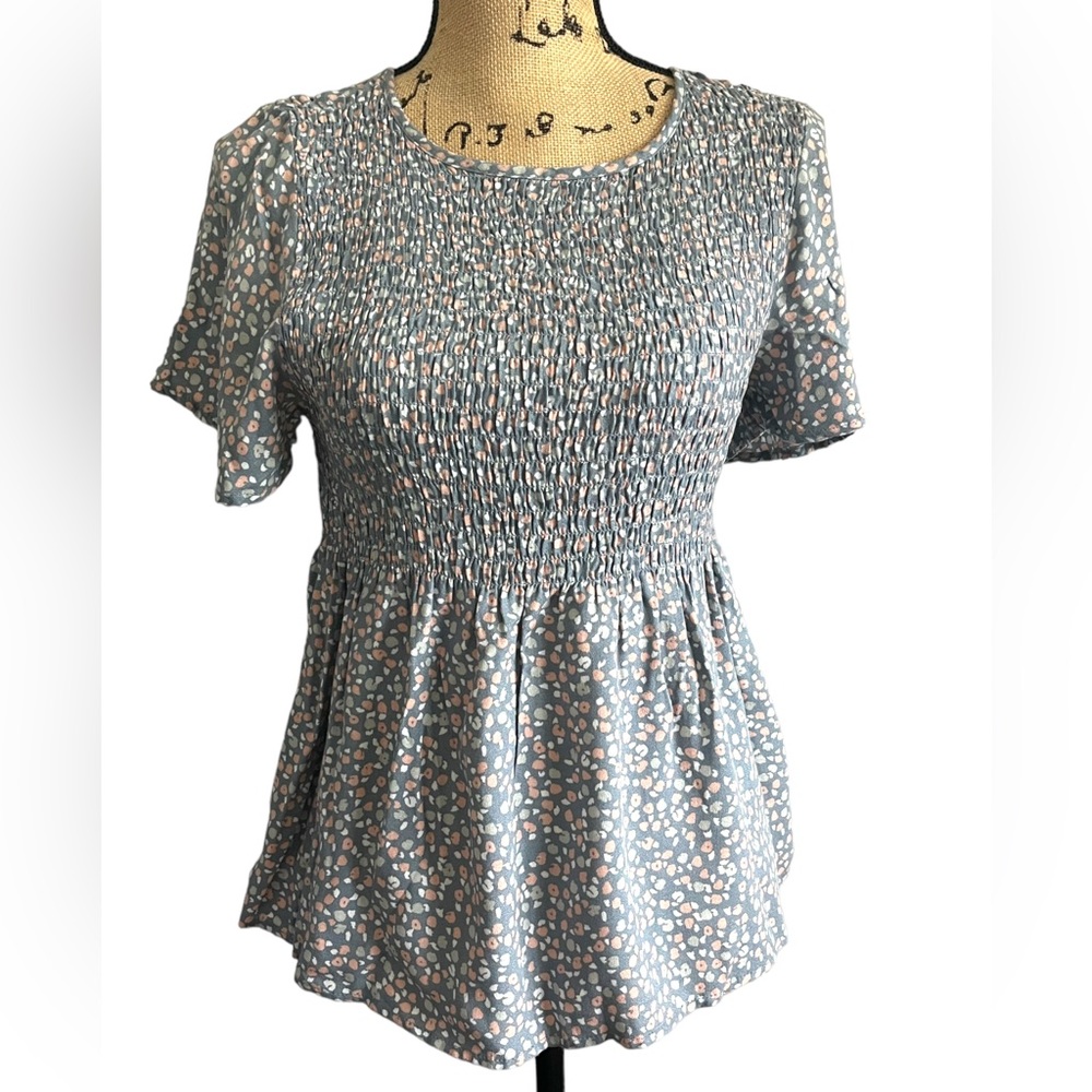 Urban Romantics Smocked Crop Top Size Small
